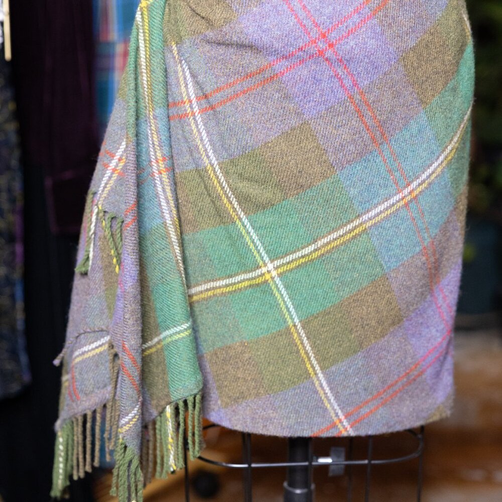 Rugby Ralph Lauren Tartan Wool Strapless Dress – Bias Cut – Size 8 - Picture 2 of 10